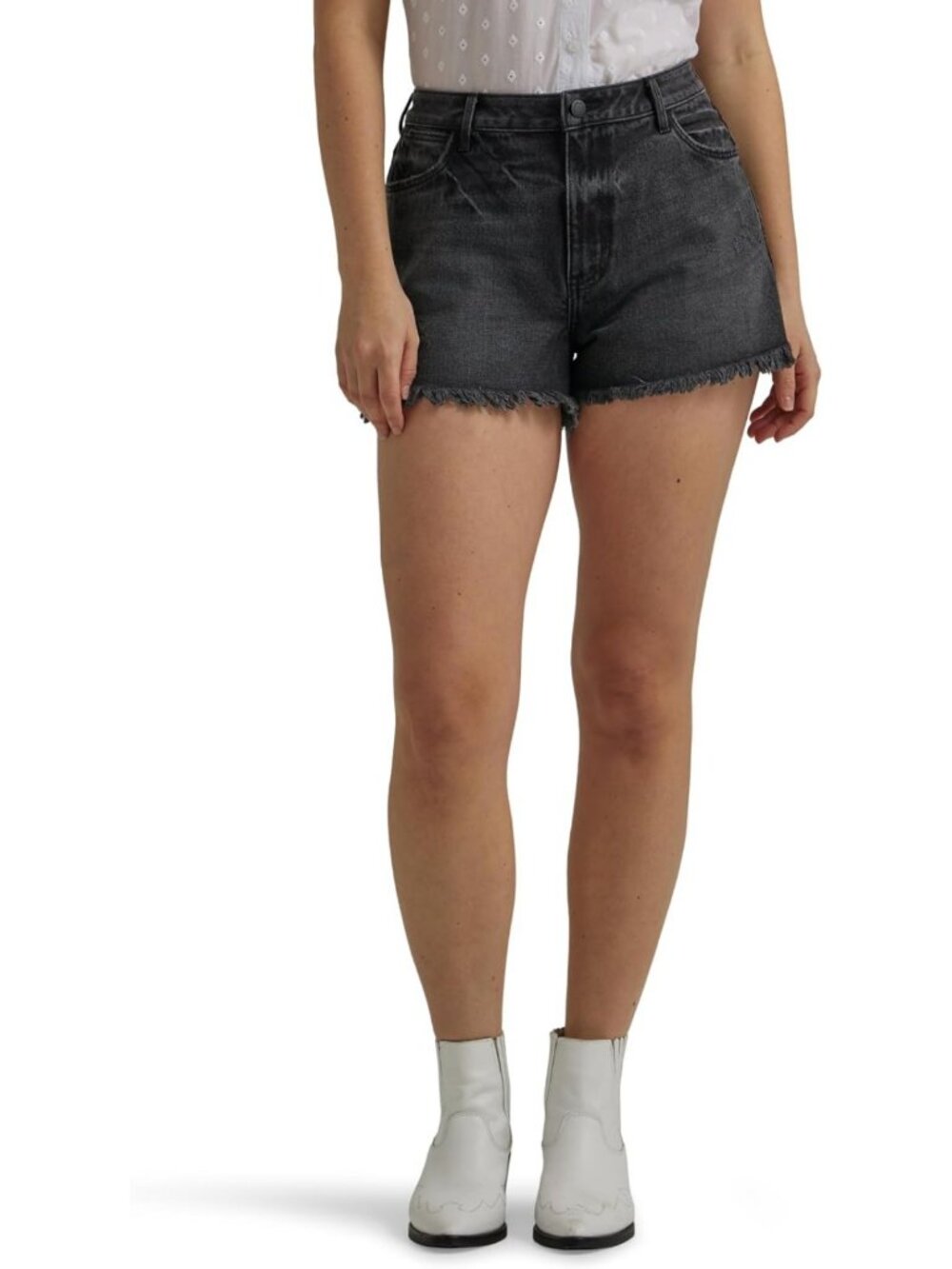 Vintage Mid-Rise Denim Shorts for Women | Classic Style, Casual Summer Wear
